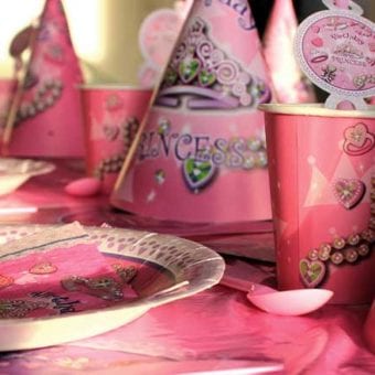 Børnefødselsdag med prinsesse tema